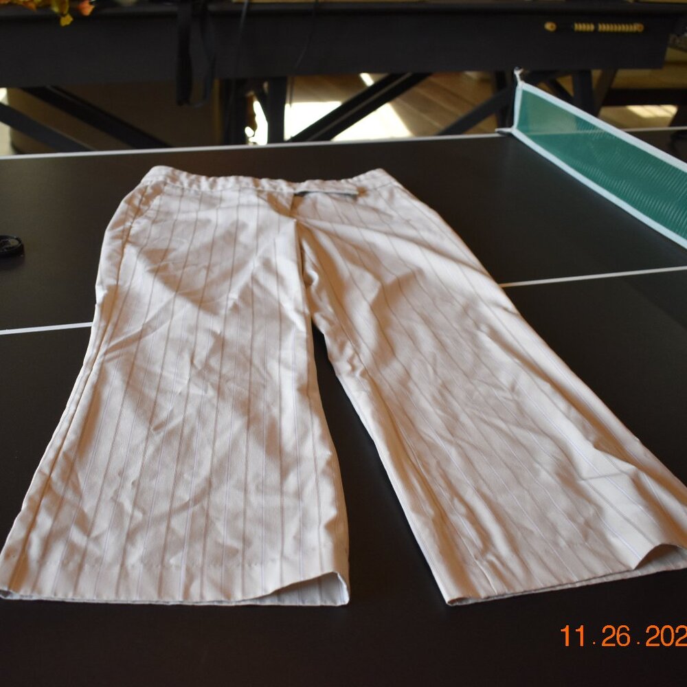 Express wide leg capri pants